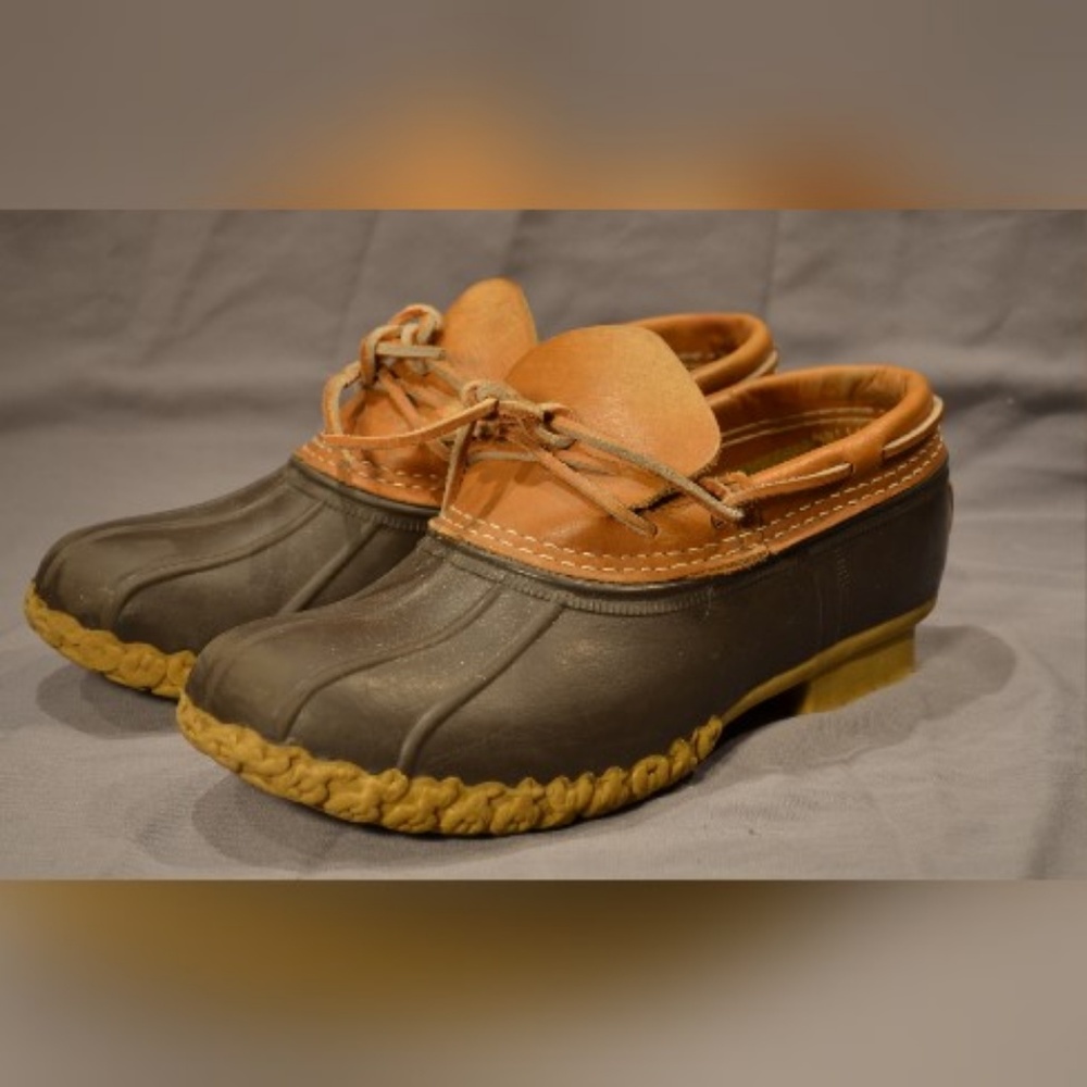 LL BEAN Womens Size 9 Hunting Low Ankle Duck Shoe